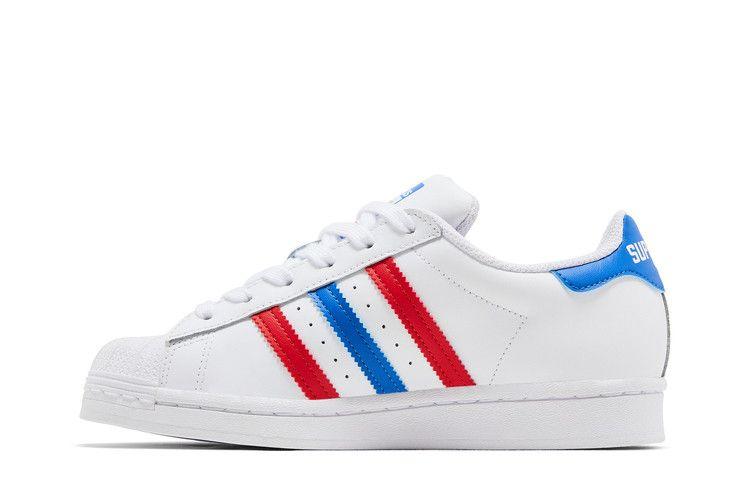Мужские кроссовки adidas Superstar 'Белый Красный Синий'