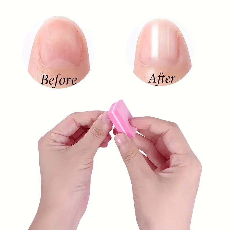 Набор для ухода за ногтями: Набор из деревянной палочки, полировальной полоски и пилочки для ногтей