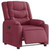 VidaXL Electric Recliner Bordeaux Red Fabric 3310247