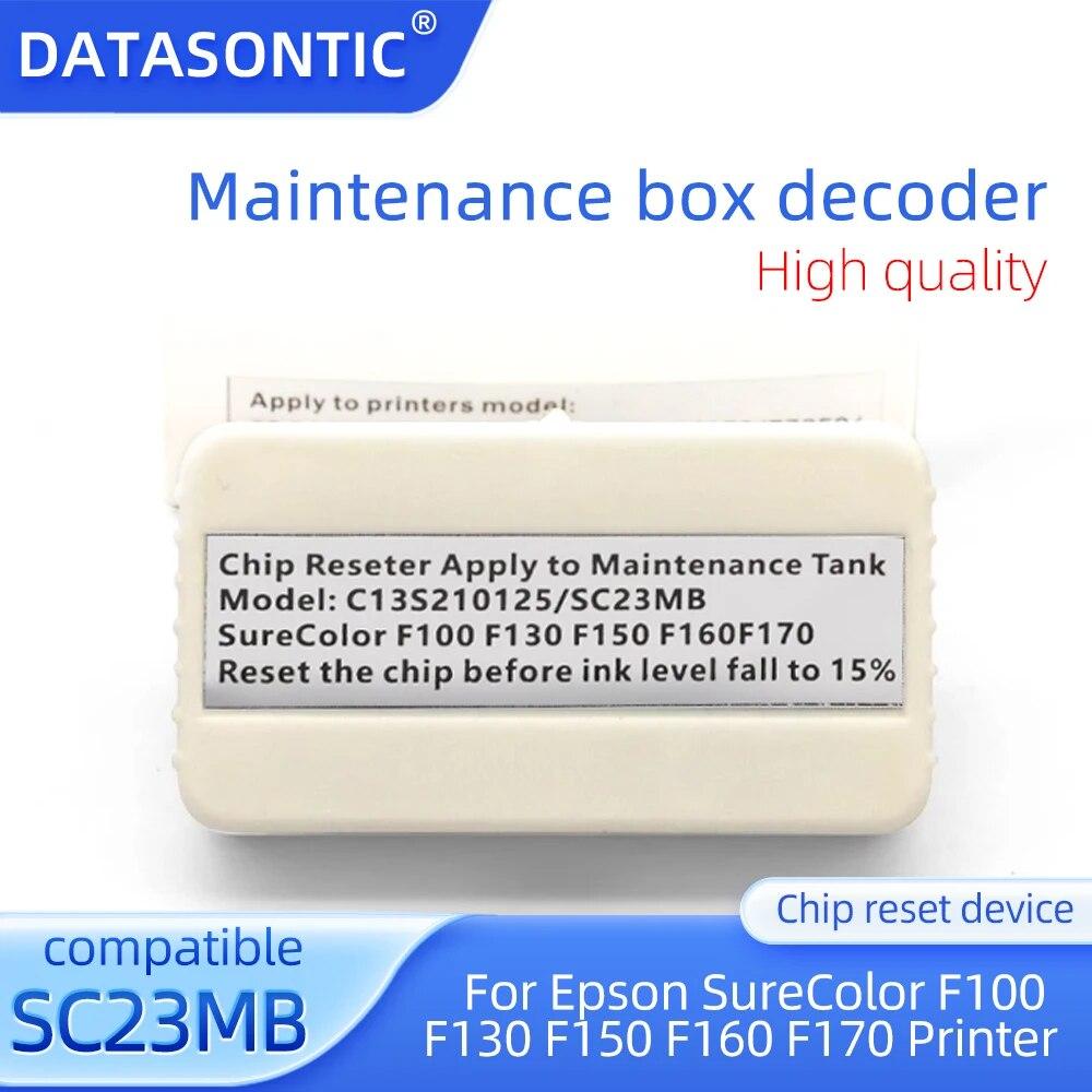 F170 C13S210125 S2101 S210125 чип-декодер SC23MB для Epson SureColor F100 F130 F150 F160 F170, устройство для сброса коробки обслуживания принтера