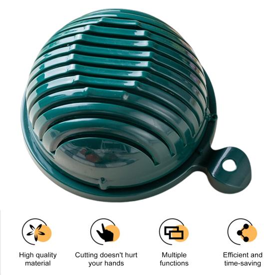 Овощерезка, слайсер, чаша для эффективной нарезки, встроенные режущие слоты, фруктовая нарезка, нескользящее основание, простой инструмент для приготовления салата