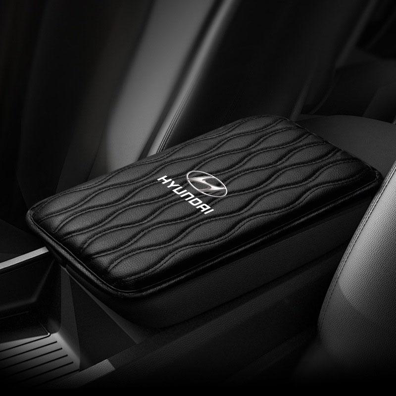 1 шт. Кожаные накладки на подлокотник автомобиля Защитная водонепроницаемая подушка для рук Для Hyundai Santa Fe Sonata Solaris Azera Creta I30 Ix25 Tucson IX35