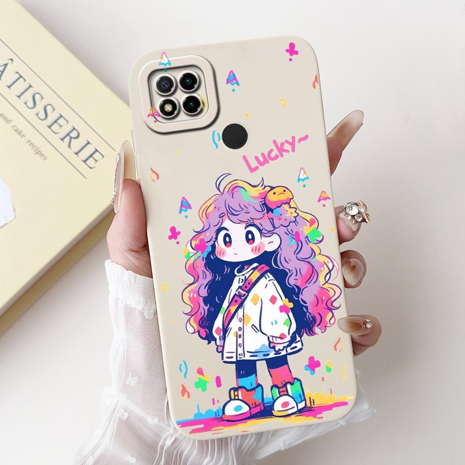 Чехол для Xiaomi Redmi 9C Милый Чехол-Мультяшный Панда Ударопрочный Мягкий ТПУ Чехол для Телефона Для Xiaomi Redmi 9C NFC Redmi9C Задняя Крышка Сумки
