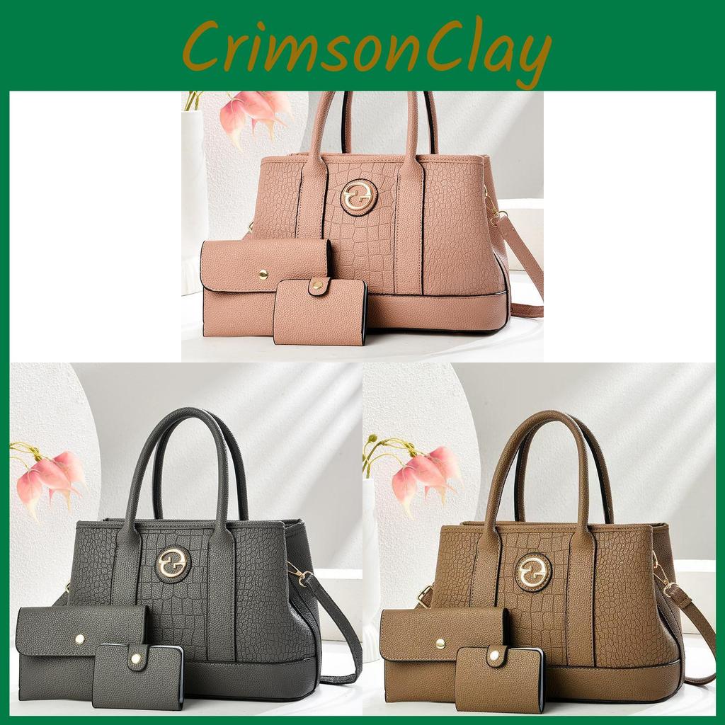 Women Large Capacity Shoulder Bag With Artificial Leather Material For Daily Use