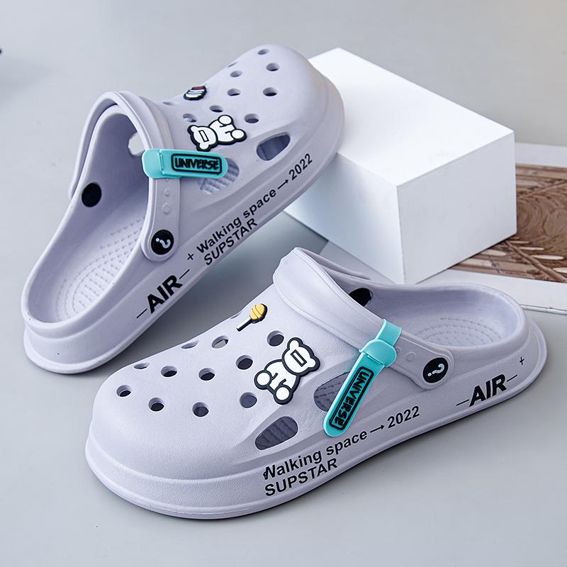 Модные удобные дышащие классные тапочки Quick Step, пляжная обувь, тапочки с сумкой, сандалии