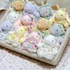 Kawaii Rabbit Plush Pendant Cartoon Plush Rabbit Key Ring Creative Car Key Chain  Women