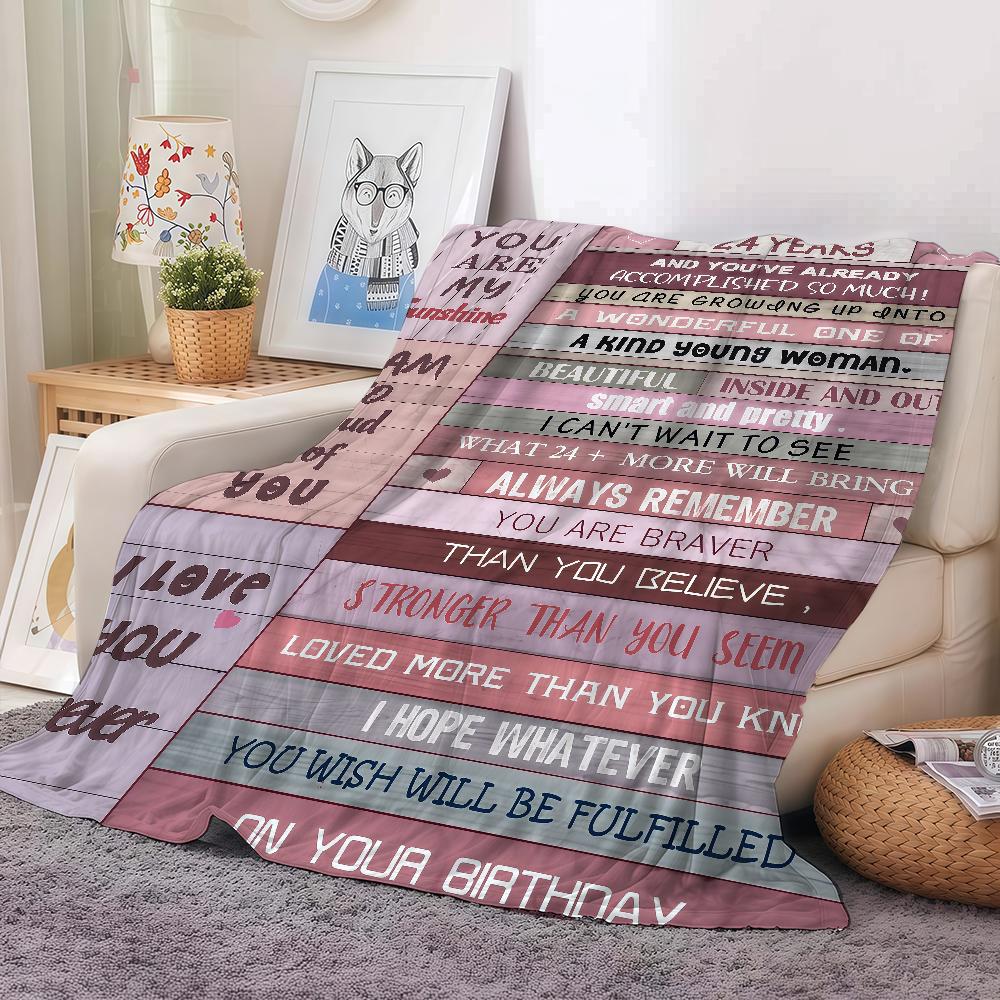 Mother Day Gift Blanket Warm And Soft Suitable For Bedroom Living Room Sofa Bed Office Travel Camping