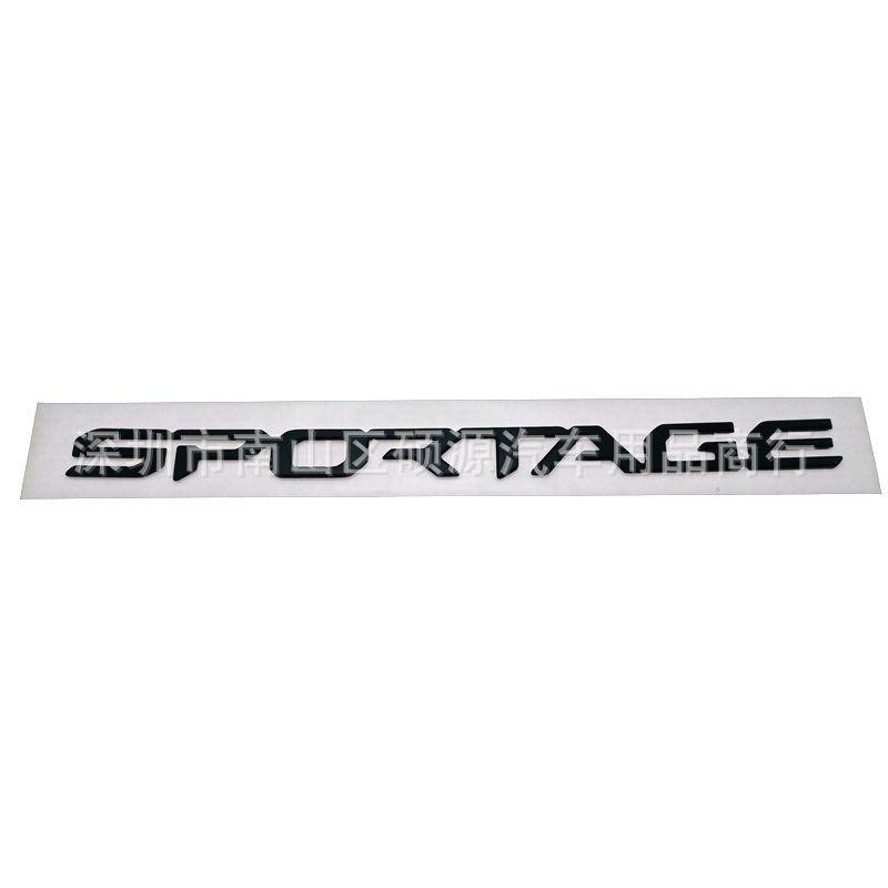 The new aluminum alloy label is suitable for modified SPORTAGE logo trunk car sticker emblem