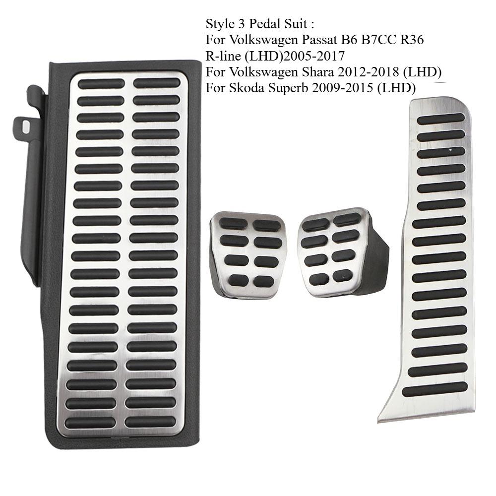 Автоаксессуары Подножка Педаль газа Педаль тормоза Педаль сцепления для Skoda Octavia A5 Yeti Superb для Seat Altea Leon Toledo