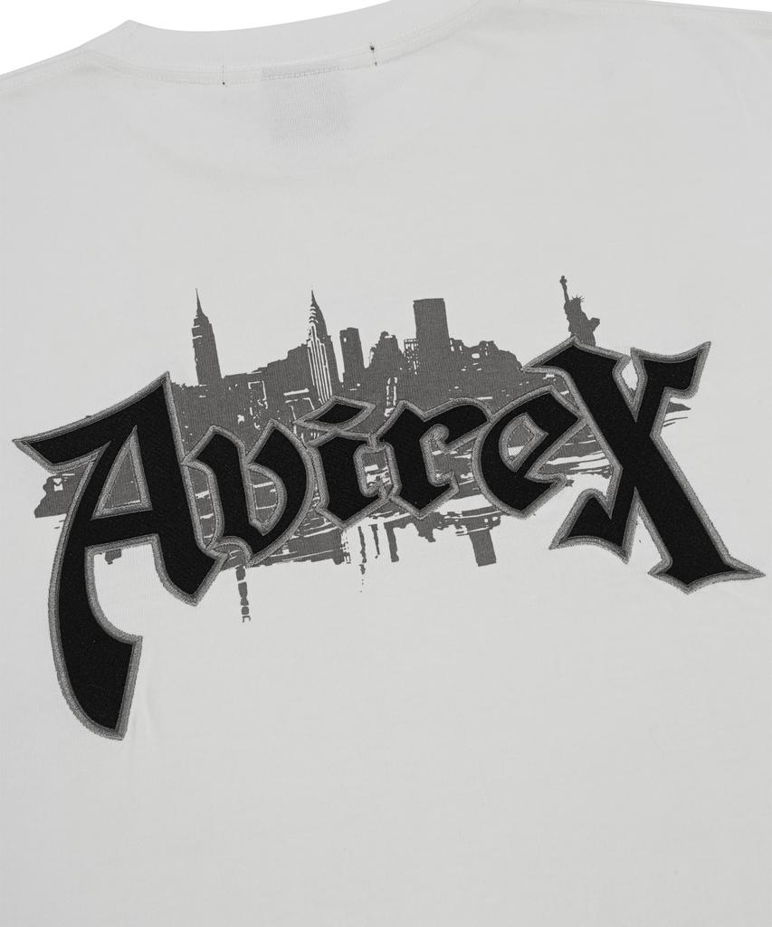 Вышитая футболка с длинным рукавом Abilegseu Avirex Nyc / 7835230023 Белый