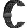 2 шт. ремешка для Huawei Watch Fit 3, мягкий силиконовый ремешок на запястье со складной застежкой, дышащий ремешок для смарт-часов, спортивный сменный ремешок, совместимый
