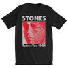 Уличная мода Рок Топ Короткий рукав 1962 Rolling Stones The Rolling Stones Футболка Американский Ретро Панк Женский Рок Топ Футболка