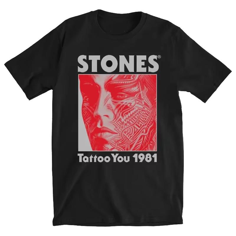 Уличная мода Рок Топ Короткий рукав 1962 Rolling Stones The Rolling Stones Футболка Американский Ретро Панк Женский Рок Топ Футболка