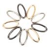 9Pcs Spring Ring Buckle 0‑Shaped Oval Open Bag Chain Hardware DIY Accessories 3 ColorsL