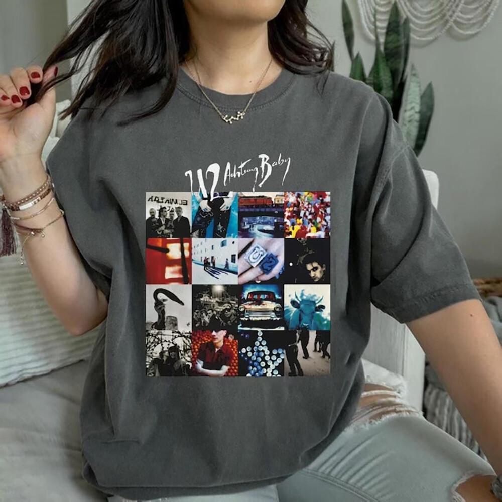 26 Vintage U2 Band Achtung Baby Sphere Live 2023 Tour Rck Concert T-Shirt S-5XL Unisex T-Shirt