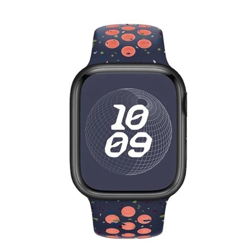 Silicone band For Apple Watch 11 strap 44mm 40mm 45mm 41mm 42mm 46mm correa bracelet iWatch Series 10 8 SE 3 6 7 9 Ultra 2 49mm