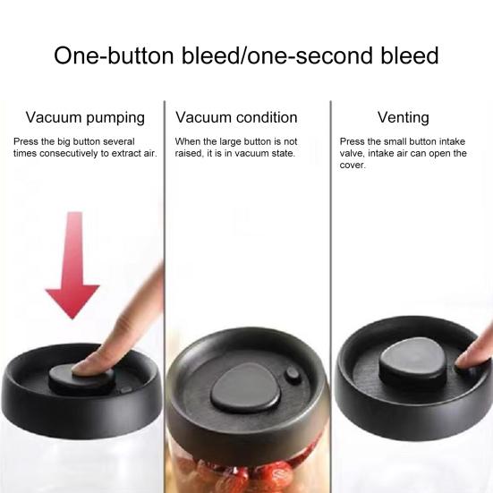 Airtight Container Transparent Home Supplies Cylindrical Airtight Coffee Bean Storage Container Practical Fresh-keeping Eco-friendly