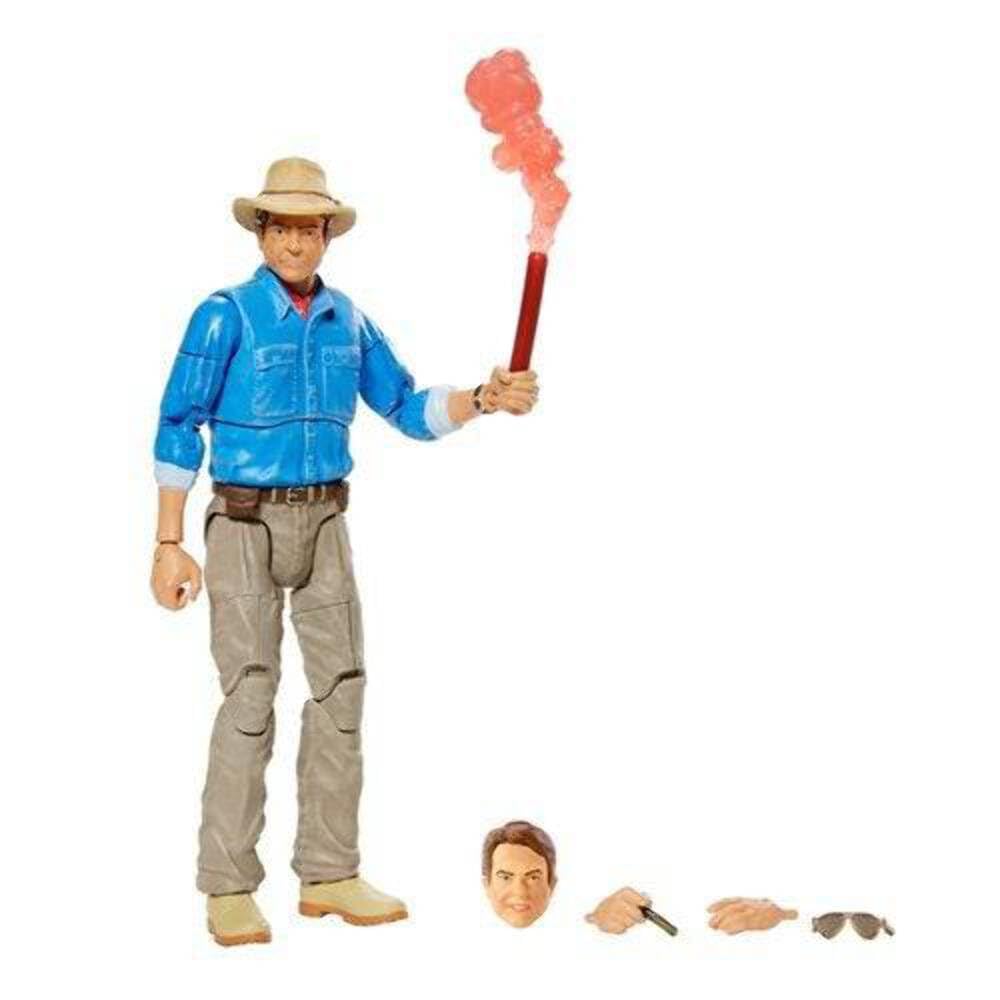 Mattel Jurassic World Jurassic Park Amber Collection Ray Arnold Figure Doll with Working Joints 8 and GWP81 [Dinosaur Toy] [Ages Up]