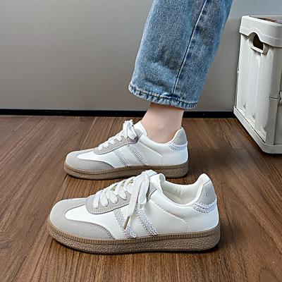 Ретро платформа немецкие тренировочные туфли женские новые нишевые женские туфли повседневные универсальные туфли на плоской подошве