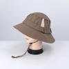 Fashionable Foldable Fishing Hat Breathable Mesh Wide Brim Summer Sun Hat Windproof UV Protection Fisherman Hat Summer Season