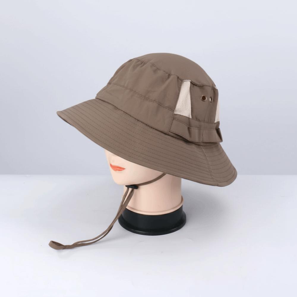 Fashionable Foldable Fishing Hat Breathable Mesh Wide Brim Summer Sun Hat Windproof UV Protection Fisherman Hat Summer Season
