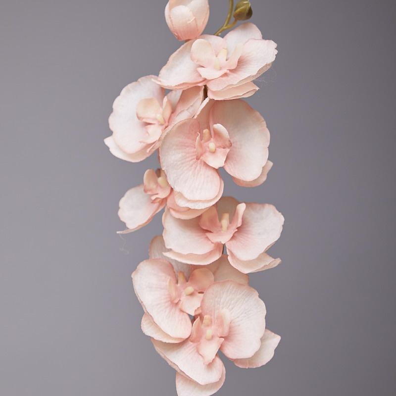 8 головок бабочка орхидея искусственный цветок нетканый материал имитация цветка в европейском стиле фаленопсис настольный цветок Hom