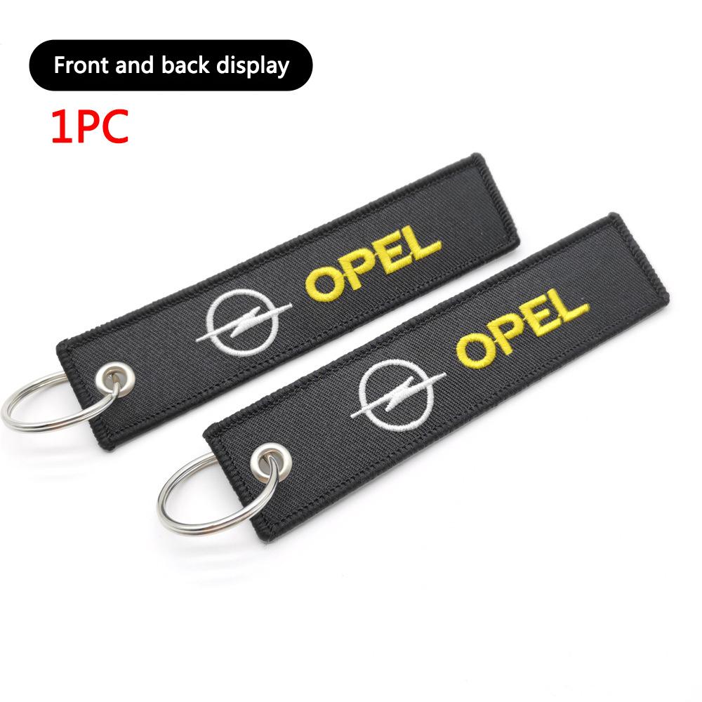 Car Emblem Keychain Nylon Key Ring Accessories For Vauxhall Opel Astra H J Corsa D Insignia Vectra Zafira Signum Antigo Omega