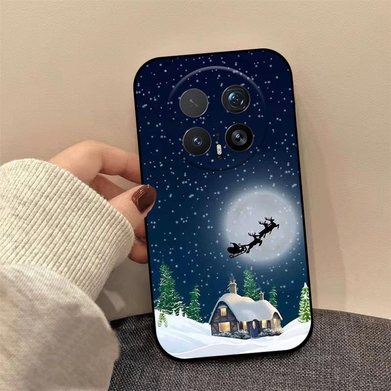 Рождественский Расписной Чехол Для Honor Magic 8 7 Pro Magic8 X50 90 GT Lite Pro X50i 90Smart Мягкий Силиконовый ТПУ Защитный Задний Чехол