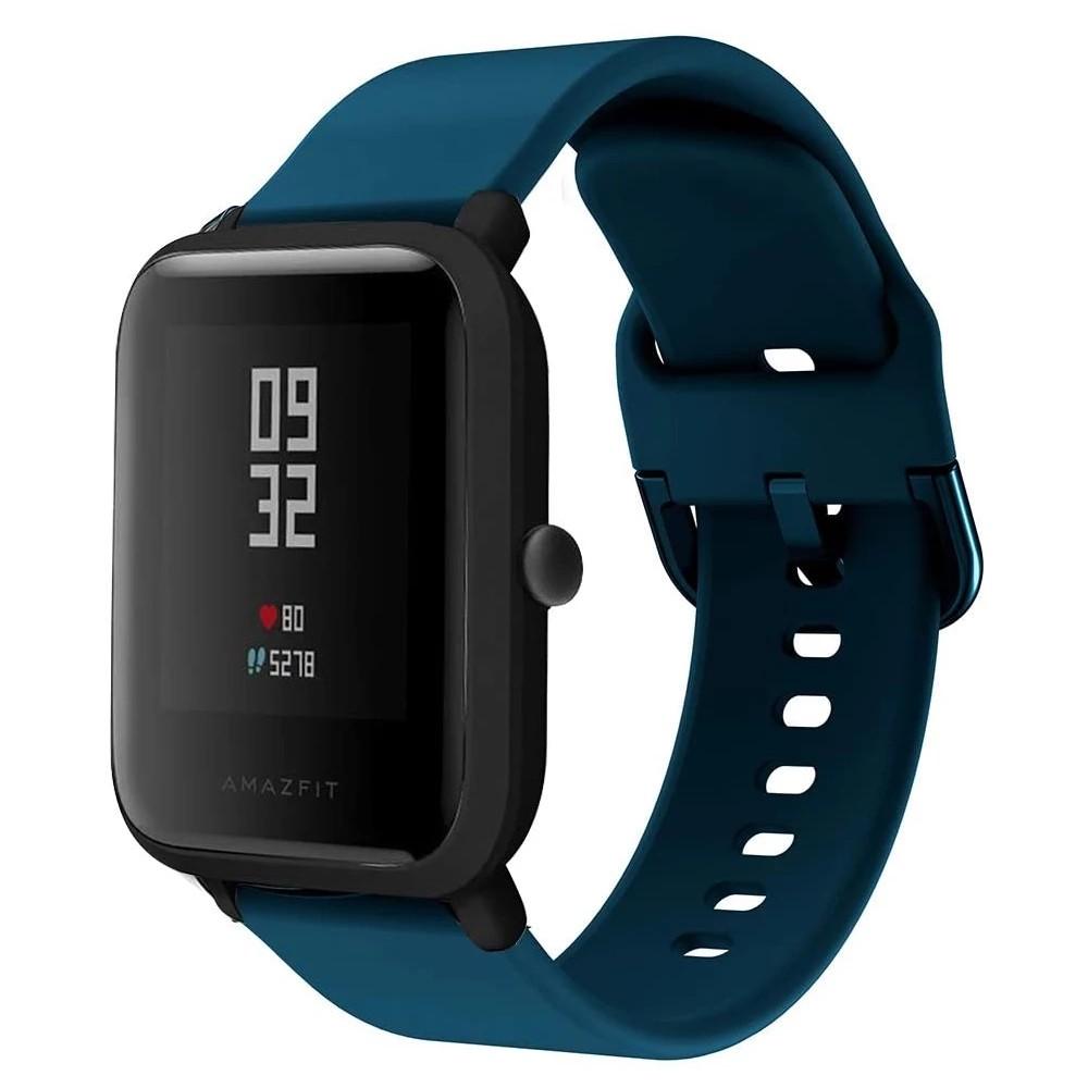 Силиконовый ремешок 20 мм/22 мм Для Amazfit GTS/2/2e/4/3/GTS2 Mini/GTR 4/47 мм/GTR2/2e/stratos 2 Браслет для часов Amazfit bip 6 5 3 ремешки