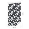 Cow Patches Wallpaper Navy Blue and Light Gray for Living Room and Bedroom 50x1000
