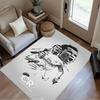 Ronaldo Juventus Action Floor Mat Design for Playrooms Living Rooms Entryway Study room Anti-slip Rug Decorate Offices Wedding Party Gift