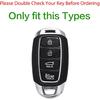 for Hyundai Key Fob Cover, Full Protection Key Fob Case for 2018-2021 2022 2023 Hyundai Santa Fe Kona Venue Palisade Veloster Elantra Accent with