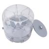 Rotating Rice Dispenser 13.2lb Capacity 6 Grid Airtight One Click Output Dry Food Storage Container