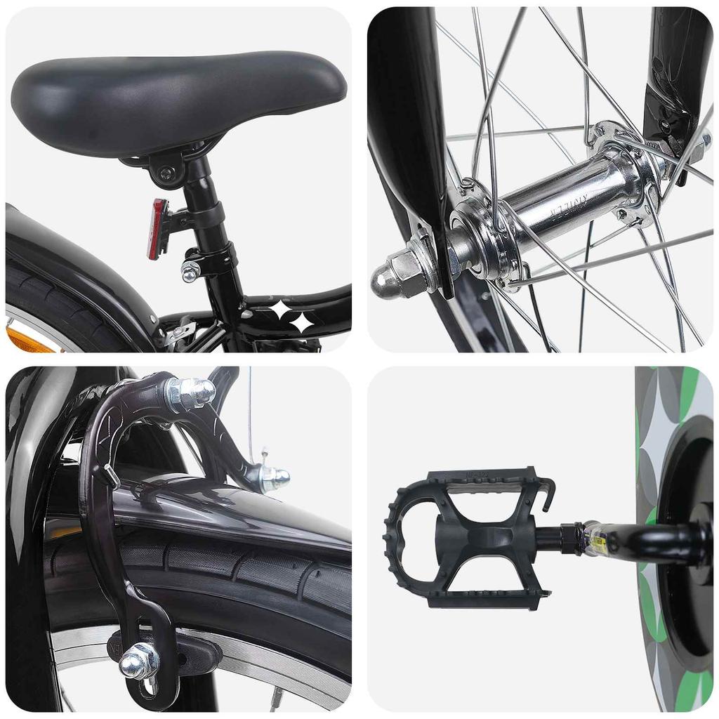 Kids Bike 18 Inch for Ages 5 7 Black