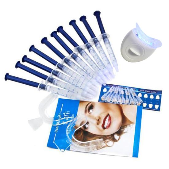 Pro Teeth Whitening Gel Tooth Whitener Набор для отбеливания полости рта со светодиодной подсветкой