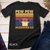 Винтажная футболка PewPew Mada-fakas Crazy Pew Pug Унисекс