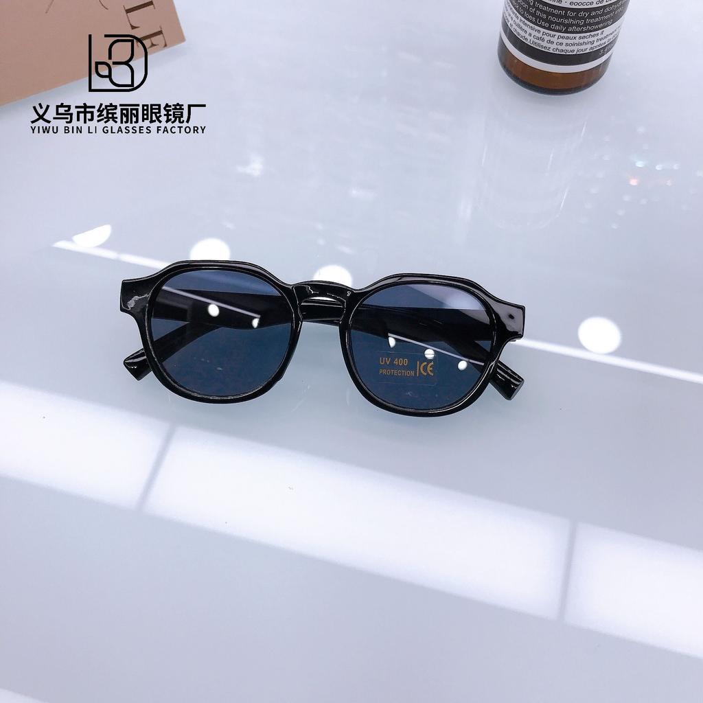 Винтажные модные детские солнцезащитные очки контрастных цветов для девочек, милые вогнутые, солнцезащитные, с защитой от ультрафиолета, очки для мальчиков Tide