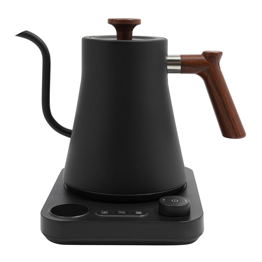 Precision Gooseneck Kettle 1200W, 0.9L Electric Pour-Over Kettle with LED Temp Control (104-212°F) for Coffee & Tea