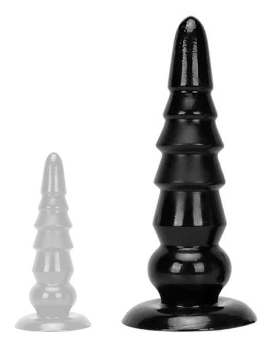 Plug Tower Up M 32 x 9cm Noir - Deepleasure - Plugs XXL - Largeur + de 8cm