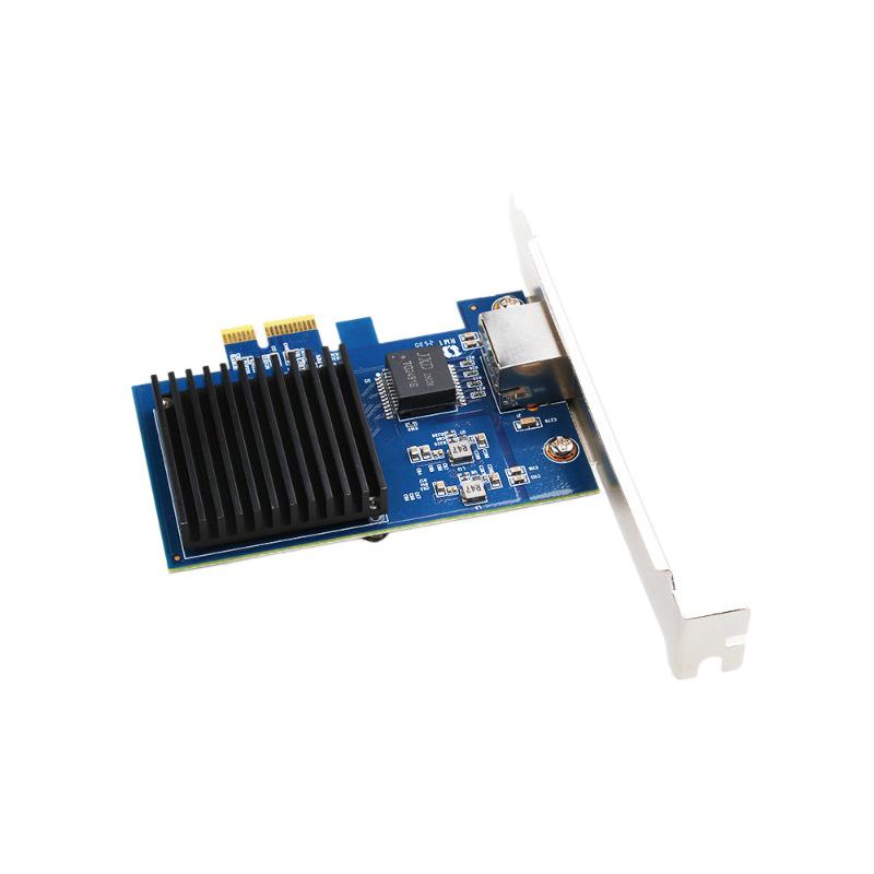 Сетевая карта PCIe X1 10G с портом RJ45, загрузка PXE, готова для киберспорта, Realtek RTL8127