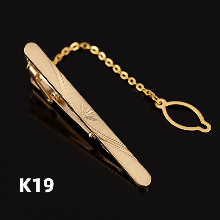 Зажим для галстука из меди и золота, устойчивый к ржавчине, простой деловой зажим для галстука