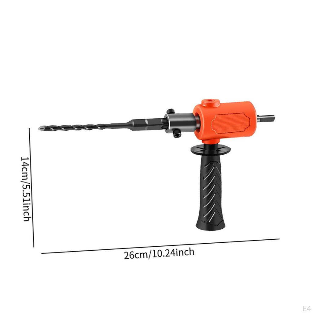 Electric Drill To Hammer Adapter Conversion Tools Convenient Non Slip Portable with Bit Chuck