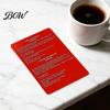 Rights Card for Everyday Carry Red Public And Residential Contacts Know Your Encounter Dual-Language Warning Non-Citizens on How to Assert