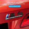 NTSM5 Glossy Black COMPETITION Bar Underlined Emblem For BMW Thunder Edition M1 M2 M3 M4 M5 M6 M7 M8 X3M X4M X5M X6M Car Trunk Sticker