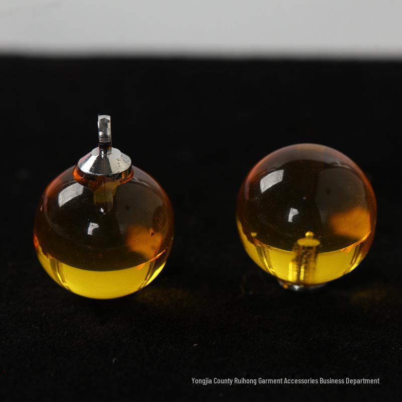 Пуговицы из смолы с круглыми бусинами из искусственного нефрита для детской рубашки