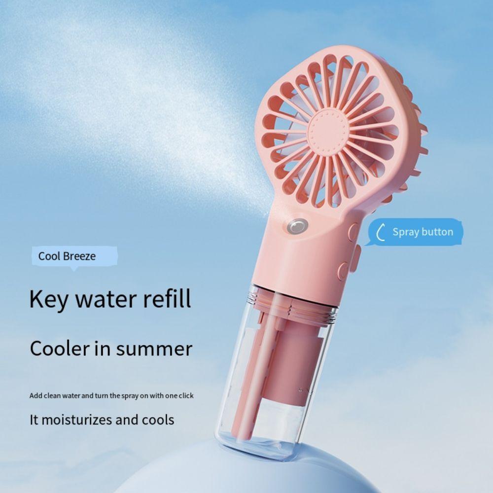 Durable Cooling Spray Fan Colorful Small Personal Cooling Fans Gift Mini Cooling Fans  Summer