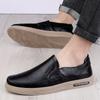 Модный новый ручной работы кожаная мужская обувь на толстой подошве нескользящие модные кроссовки деловые лоферы повседневная обувь мужская обувь для вождения