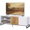 TV Cabinet for TVs up to 55 Inches, Modern TV Lowboard, White
