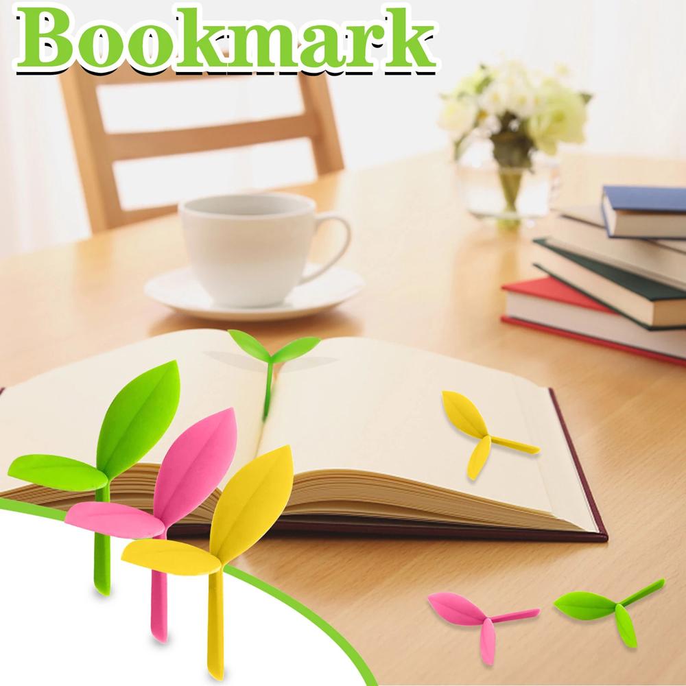Green Bookmarks Little Grass Bud Little Leaves Bookmark Grass Buds Bookmark Sprout Bookmark