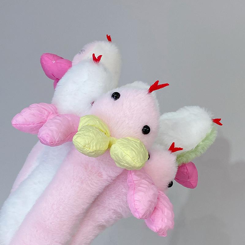 Мультяшная маленькая змея, плюшевая, хлопающая, круглая, аниме-игрушки, кавайные, мягкие куклы, забавная, креативная, змея, кукла, подарок на день рождения для детей